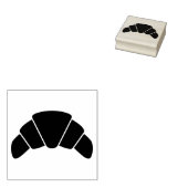 Croissant Rubberstempel (Gestempeld)