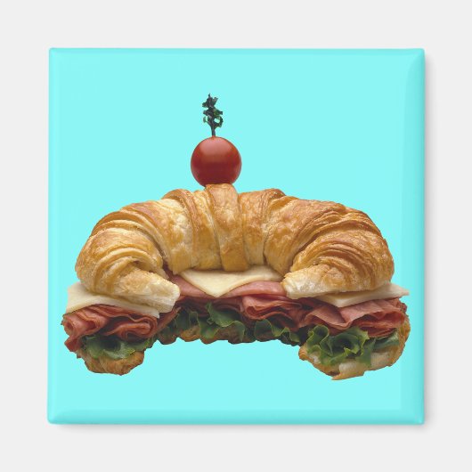 Croissant Sandwich Magneet (Voorkant)