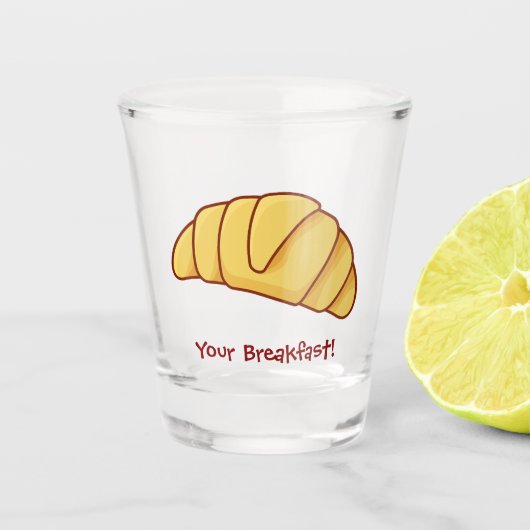 Croissant Shot Glas (Voorkant)