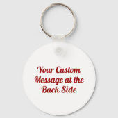 Croissant Sleutelhanger (Achterkant)