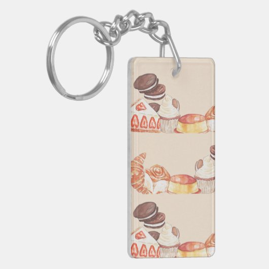 Croissant sleutelhanger (Voorkant Links)