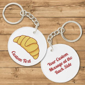 Croissant Sleutelhanger