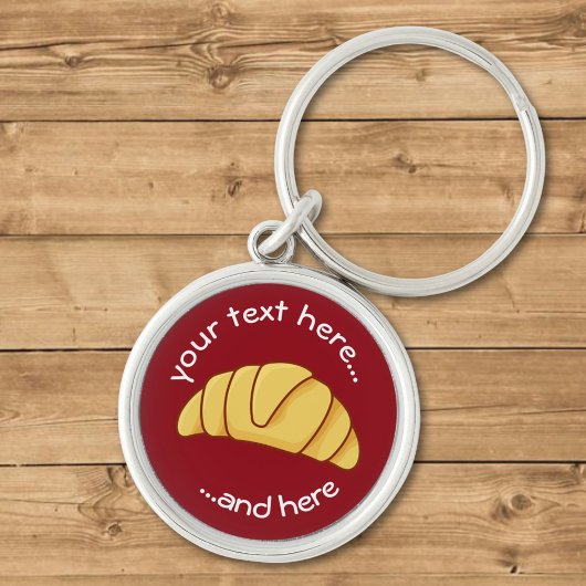 Croissant Sleutelhanger