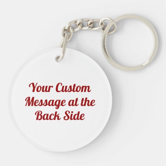 Croissant Sleutelhanger (Achterkant)