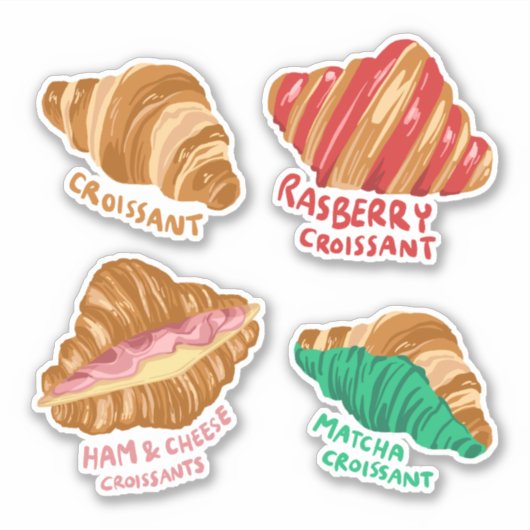 Croissant Sticker (Voorkant)