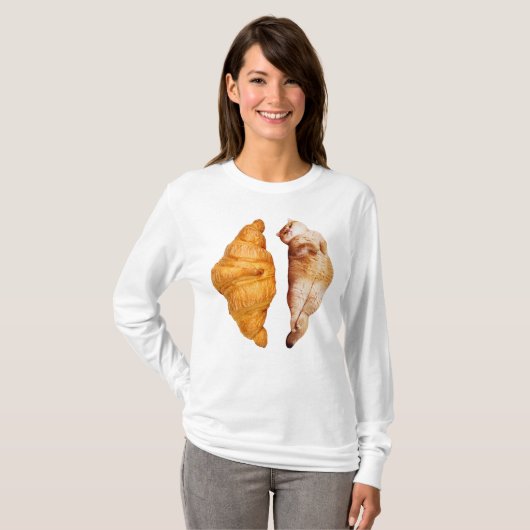 Croissant T-shirt (Voorkant volledig)