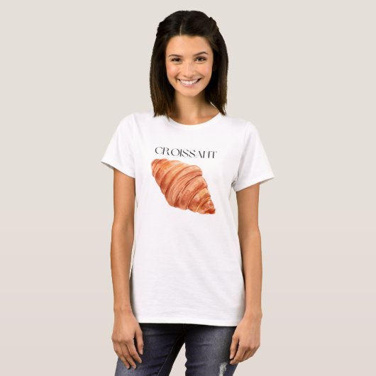 Croissant T-shirt (Voorkant volledig)
