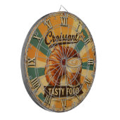 Croissant Time Vintage Kitchen Dartbord (Voorkant Links)