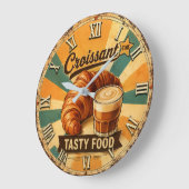 Croissant Time Vintage Kitchen Grote Klok (Hoek)