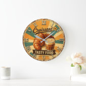 Croissant Time Vintage Kitchen Grote Klok (Huis)