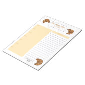 Croissant Weekly Meal Kruidenier Planner Notitieblok (Schuin)