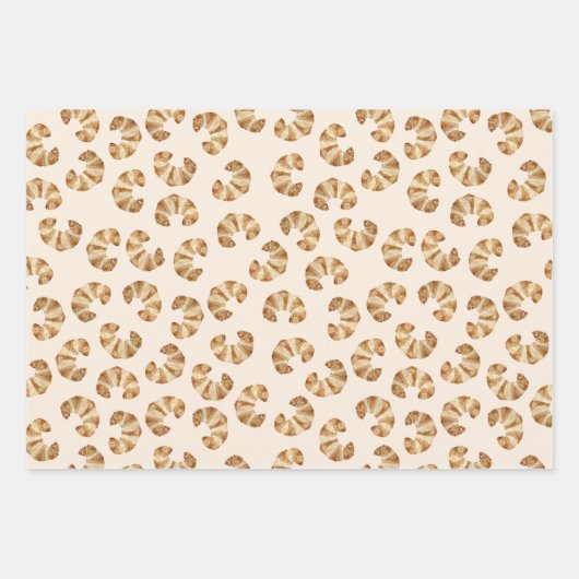 Croissant Wrapping Paper (Voorkant 3)