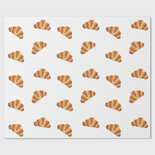 Croissant Wrapping Paper | Frans pakpapier (Vlak)