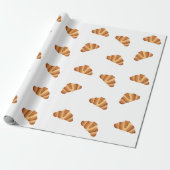 Croissant Wrapping Paper | Frans pakpapier (Uitgerold)