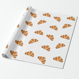 Croissant Wrapping Paper   Frans pakpapier