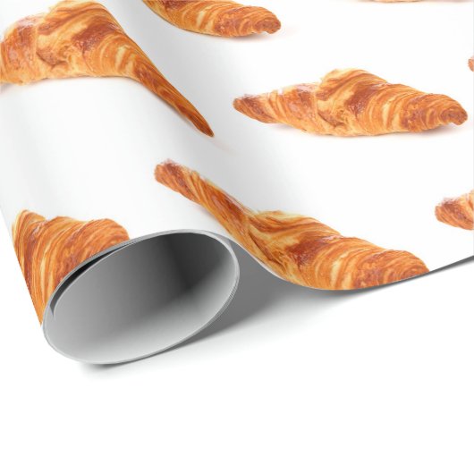 Croissant Wrapping Paper, French Food gift roll Cadeaupapier (Rol Hoek)