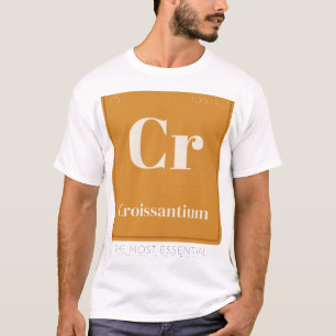 Croissantium Grappig Nerd Periodiek Systeem T-Shir T-shirt