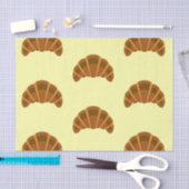 Croissants Lovers Light Yellow France French Food Tissuepapier (Craft)