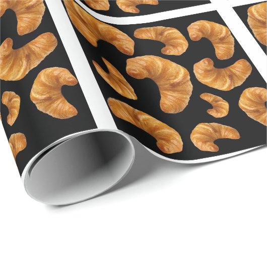 Croissants patroon cadeaupapier (Rol Hoek)