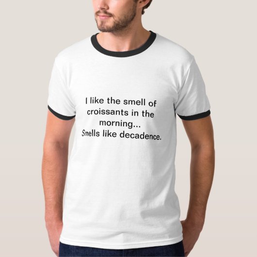 Croissants T-shirt (Voorkant)