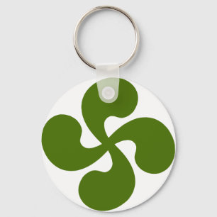 Croix Basque Verte Sleutelhanger