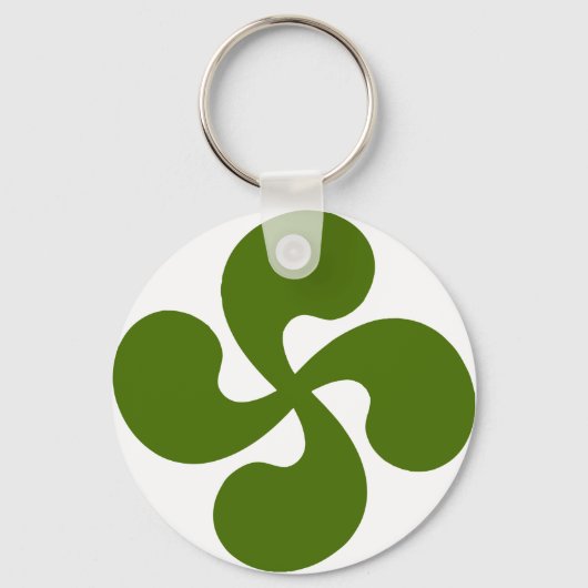 Croix Basque Verte Sleutelhanger (Voorkant)