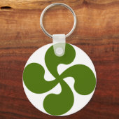 Croix Basque Verte Sleutelhanger (Voorkant)