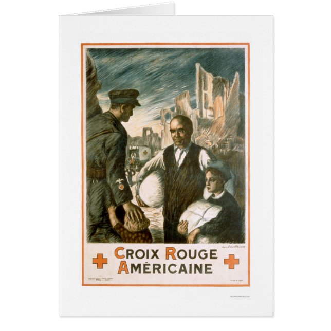 Croix Rouge Américain (Amerikaans Rode Kruis) (Voorkant)