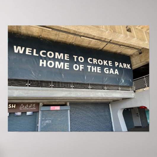 Croke Park GAA Dublin Ierland Europa Poster (Voorkant)