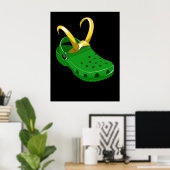 Croki Crocs X Loki Poster (Thuiskantoor)