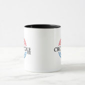 Crokinole UK CLassic Logo Mok (Midden)