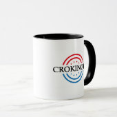 Crokinole UK CLassic Logo Mok (Voorkant rechts)
