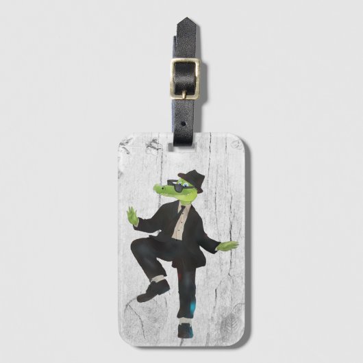 Croko Blues Brothers Bagagelabel (Voorkant (verticaal))