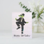 Croko Blues Brothers Briefkaart (Staand voorkant)