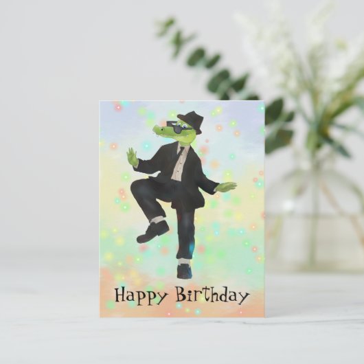 Croko Blues Brothers Postkarte Briefkaart (Staand voorkant)