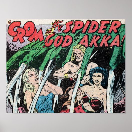 Crom en de Sider God van AKKA Art Print #1 (Voorkant)