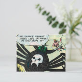 Crom en de Spinnengod van AKKA Briefkaart #3 van 3 (Staand voorkant)