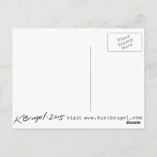 Crom en de Spinnengod van AKKA Briefkaart #3 van 3 (Achterkant)