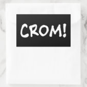 Crom - God van Conan Rechthoekige Sticker (Tas)