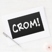 Crom - God van Conan Rechthoekige Sticker (Envelop)