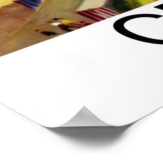 Cromer, Gem of Norfolk kust, Engeland, reis Poster (Hoek)