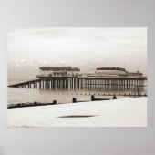 Cromer in de winter. poster (Voorkant)