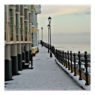 Cromer in de winter... poster