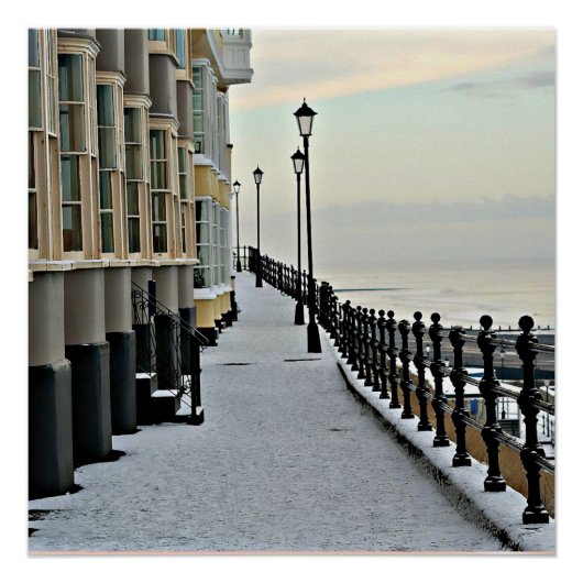 Cromer in de winter... poster (Voorkant)