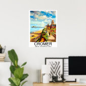 Cromer, parel van de Norfolk kust, Engeland, reis Poster (Thuiskantoor)