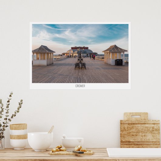 Cromer Pier, Norfolk, Engeland Poster (Keuken)