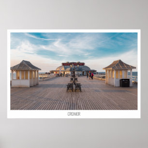 Cromer Pier, Norfolk, Engeland Poster