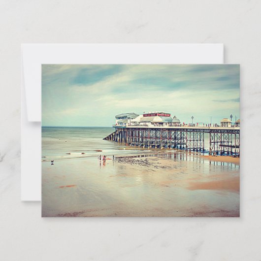 Cromer Seascape, platte Wenskaart. Kaart (Voorkant)