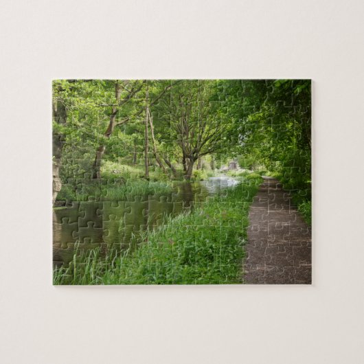 Cromford Canal in Derbyshire Legpuzzel (Horizontaal)