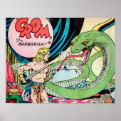 Crom's de Barbaarse Kunst drukken #1 Poster (Voorkant)